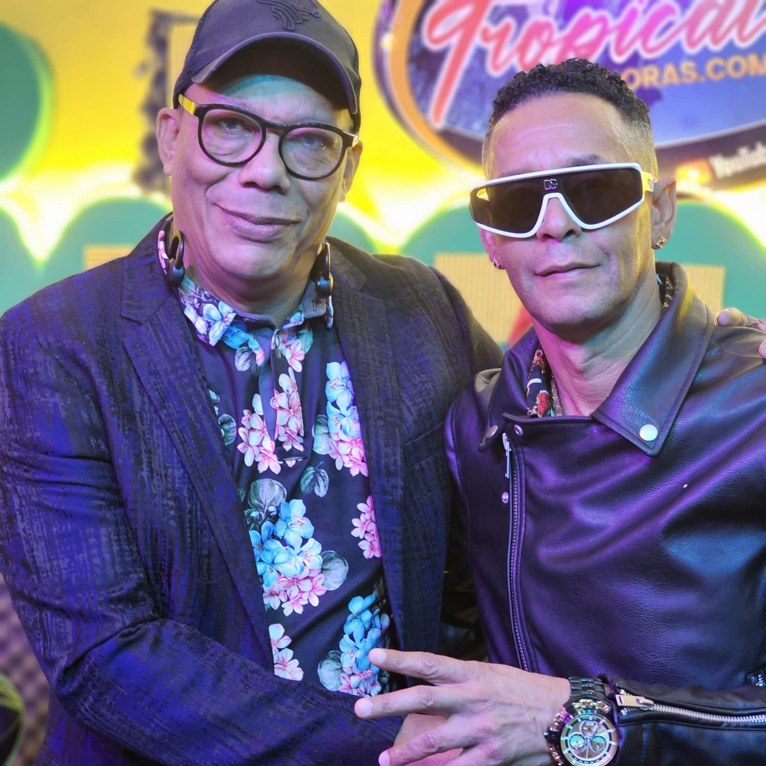 Dos grandes de la musica, Alberto Diaz y Grupo Sensación de Republica Dominicana y Ricky Lorenz de Guatemala.