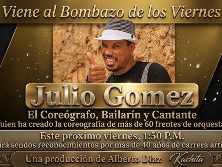 Reconoceran 40 años de carrera del cantante, bailarin y coreografo Julio Gomez.
