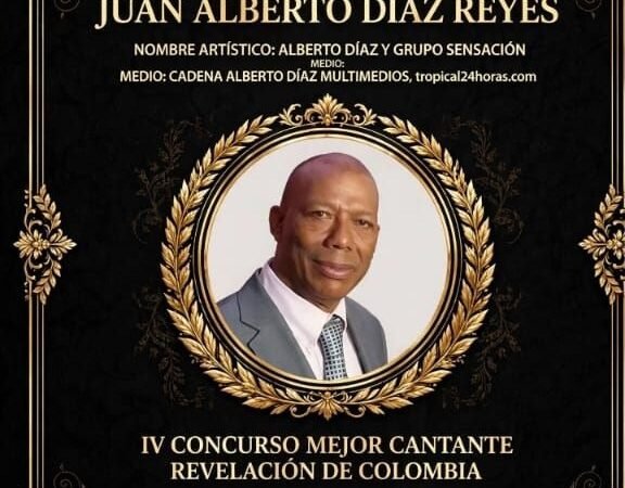 APECOL y Alcaldía de Colombia Condecorara con Honor y Causa al Dr. Alberto Diaz por 45 años en arte y comunicación.
