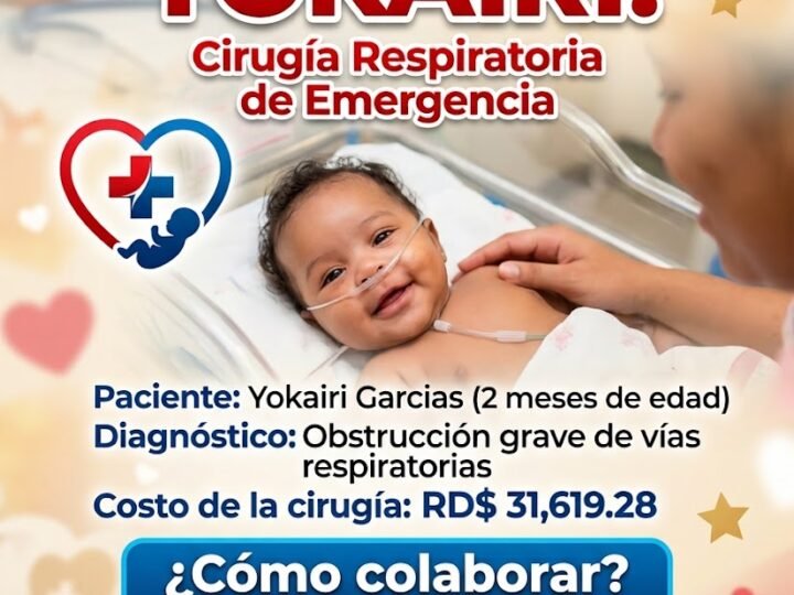 Familia solicita ayuda urgente para costear cirugía respiratoria de bebé de dos meses