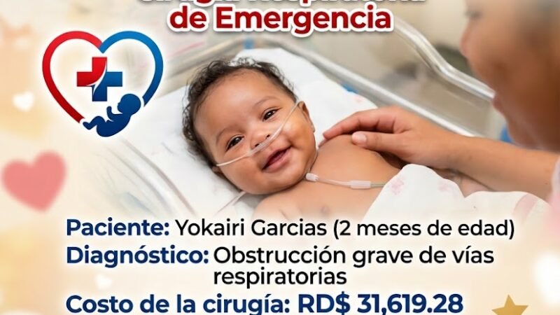 Familia solicita ayuda urgente para costear cirugía respiratoria de bebé de dos meses